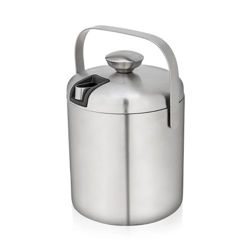 Stainless Steel Ice Bucket With Tongs 4 Stainless Steel Ice Bucket With Tongs - Image 2