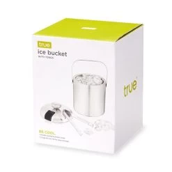 Stainless Steel Ice Bucket With Tongs 7 Stainless Steel Ice Bucket With Tongs -Liquor Specialty Store 10078 v1 pkg1 1
