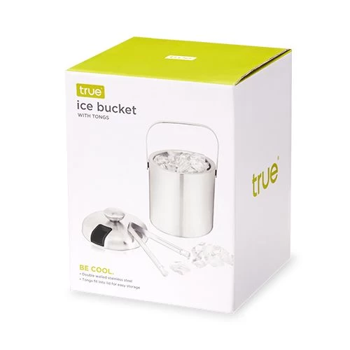 Stainless Steel Ice Bucket With Tongs 5 Stainless Steel Ice Bucket With Tongs - Image 3
