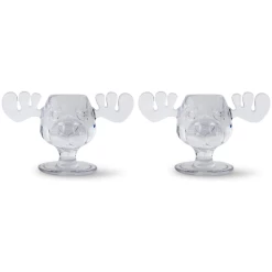 Christmas Vacation Moose Mug Acrylic Shot Glasses (set Of 2)