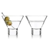 Viski Raye Stemless Martini Glasses (set Of 2)