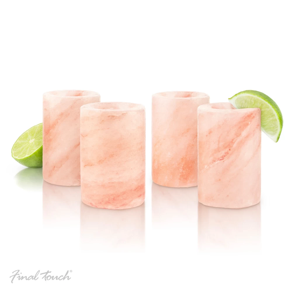Himalayan Salt Shot Glasses (set Of 4) 3 Himalayan Salt Shot Glasses (set Of 4)