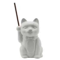 White Neko Cat Tiki Mug
