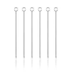 Steel Cocktail Pins (set Of 6)