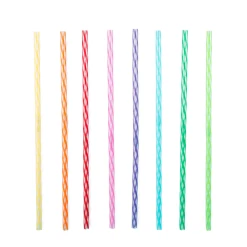 KIKKERLAND Rainbow Reusable Straws (pack Of 24)