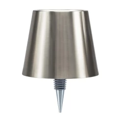 Abbott LED Bottle Stopper Light (Matte Silver)