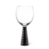 Abbott Stack Black Base Wine Goblet -Liquor Specialty Store 27 TUXEDO GOB BLKStackBlackBaseGoblet