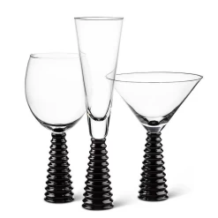 Abbott Stack Black Base Wine Goblet -Liquor Specialty Store 27 TUXEDOBlackAllThree a2115152 ede5 4ccc 9f8d acc7b1d9a983