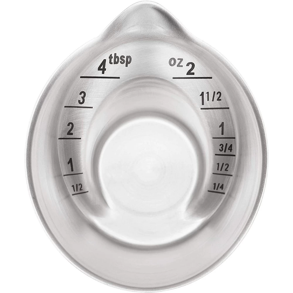 OXO Stainless Steel Angled Jigger 3 OXO Stainless Steel Angled Jigger