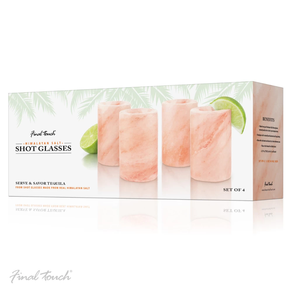 Himalayan Salt Shot Glasses (set Of 4) 4 Himalayan Salt Shot Glasses (set Of 4) - Image 2