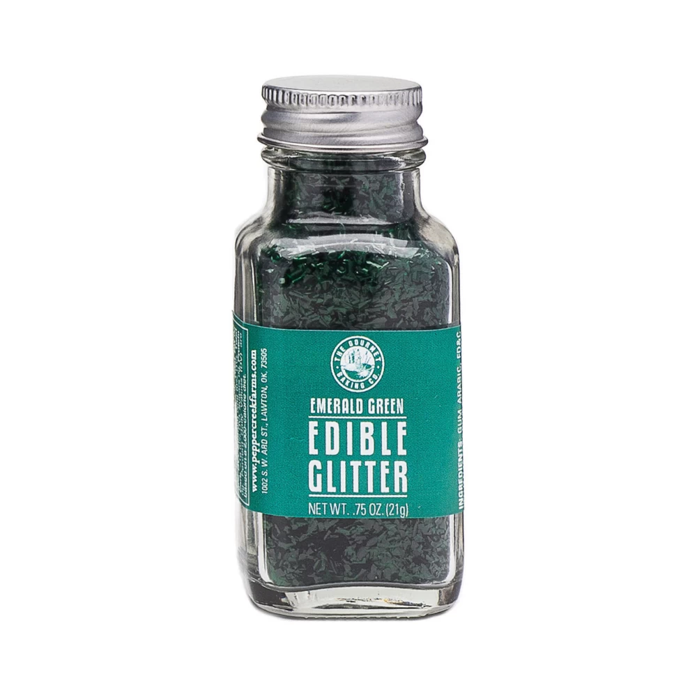 Edible Glitter (Emerald Green) 3 Edible Glitter (Emerald Green)