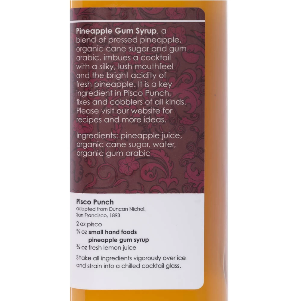 Small Hand Foods Pineapple Gum Syrup 6 Small Hand Foods Pineapple Gum Syrup - Image 4