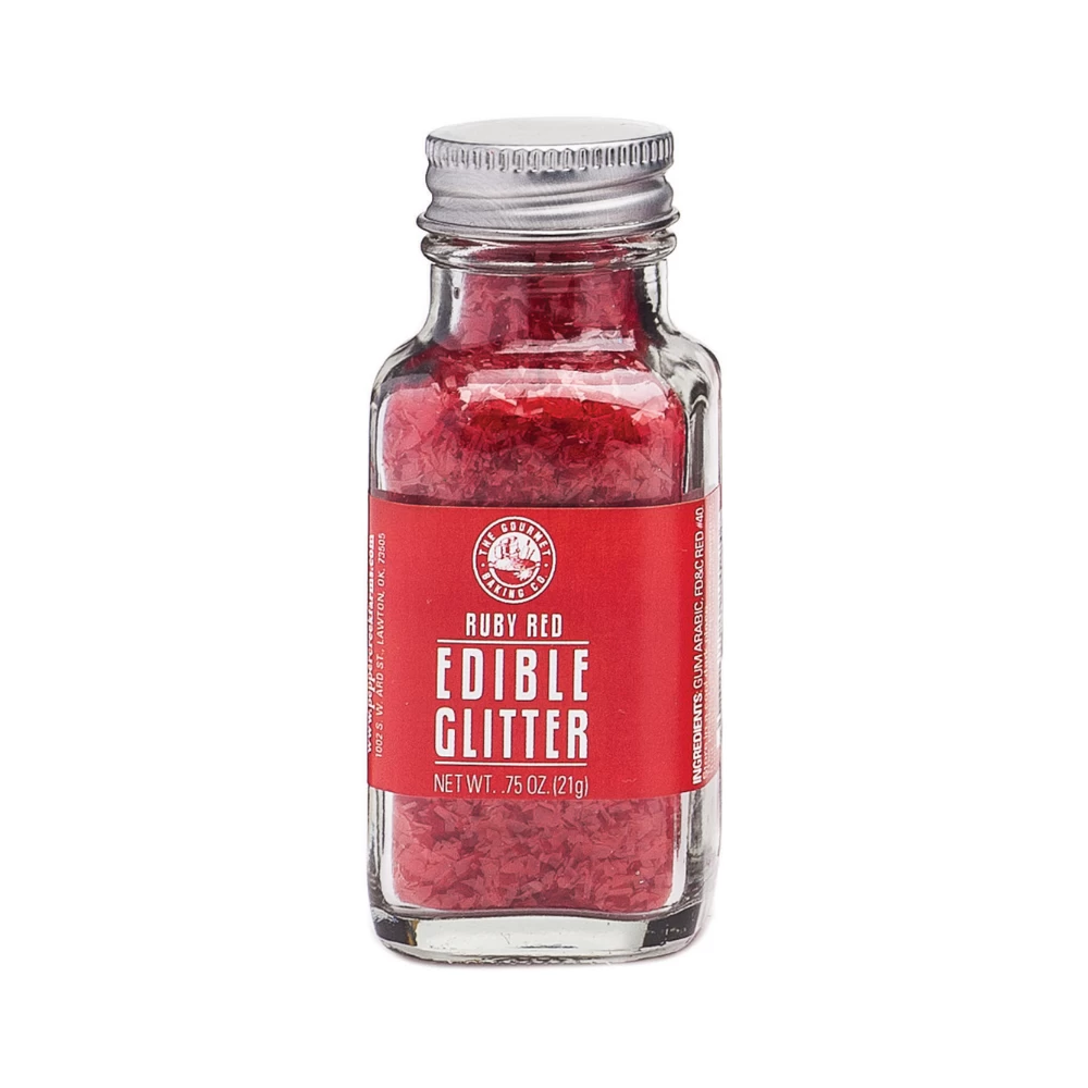Edible Glitter (Ruby Red) 3 Edible Glitter (Ruby Red)