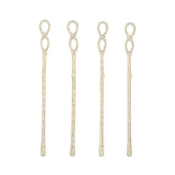Infinity Stainless Steel Stir Sticks (set Of 4)