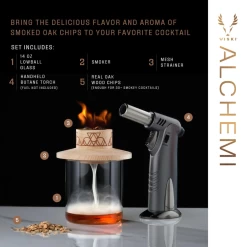 Alchemi Smoker Kit By Viski -Liquor Specialty Store AlchemiSingleServeSmokerbyViski 2