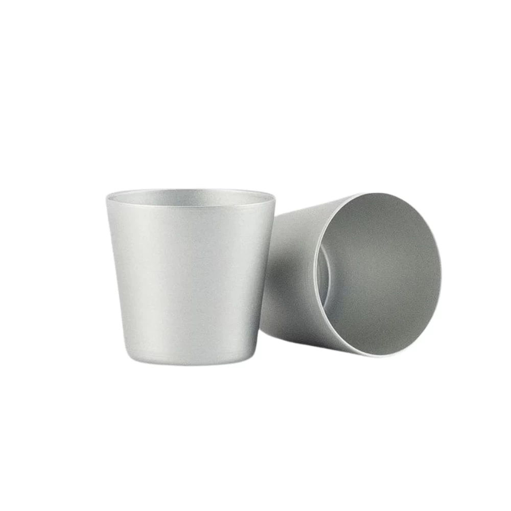 Aluminum Shot Glass (Silver) 5 Aluminum Shot Glass (Silver) - Image 3