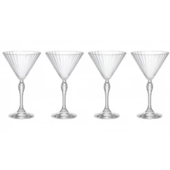 America '20s Martini Glasses (set Of 4)