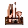 Copper Bar Tool Set With Stand (6 Piece) 1 Copper Bar Tool Set With Stand (6 Piece) -Liquor Specialty Store C6pc