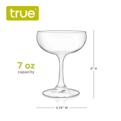 Clear Coupes By True (set Of 4) 8 Clear Coupes By True (set Of 4) -Liquor Specialty Store ClearCoupesbyTrue 2