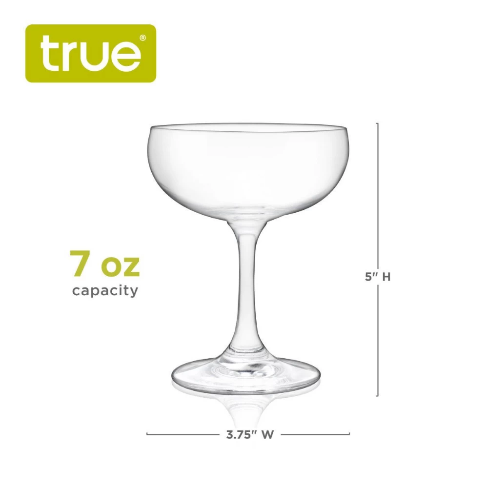 Clear Coupes By True (set Of 4) 5 Clear Coupes By True (set Of 4) - Image 3