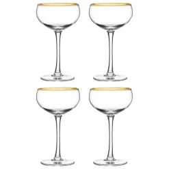 Cleo Gold Rim Coupe 7 Cleo Gold Rim Coupe -Liquor Specialty Store CleoGoldRimCoupes 4