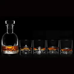 The Peaks Crystal Decanter Set 9 The Peaks Crystal Decanter Set -Liquor Specialty Store CrystalWhiskeyPeaksDecanterSet 2