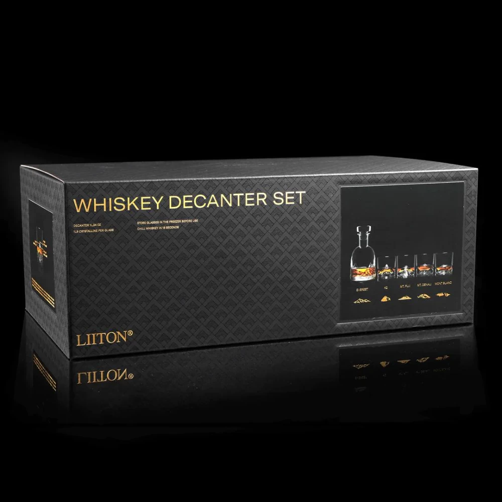 The Peaks Crystal Decanter Set 7 The Peaks Crystal Decanter Set - Image 5