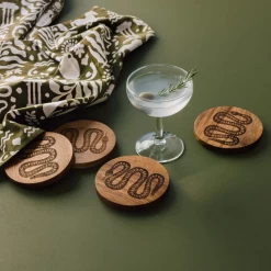 Olympus Engraved Coasters (set Of 4) -Liquor Specialty Store DCO1408DOlympusEngravedCoasters Setof4 5