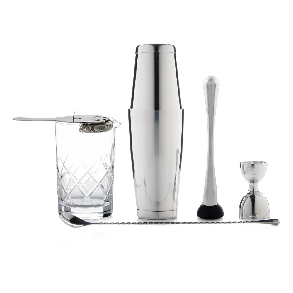 Deluxe Stainless Steel Bar Tools Set 4 Deluxe Stainless Steel Bar Tools Set - Image 2