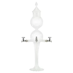 Double Globe Glass Absinthe Fountain - 4 Spout