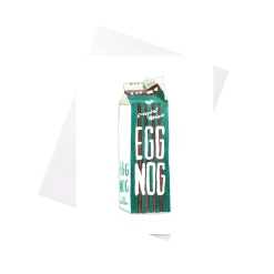 Egg Nog Greeting Card