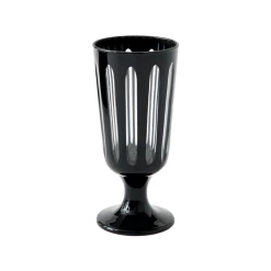 Empire Footed Cocktail Glass (Tuxedo Black)