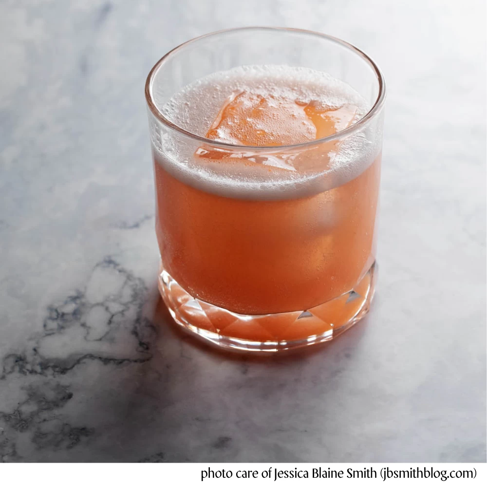 Faceted Double Rocks Glass 5 Faceted Double Rocks Glass - Image 3