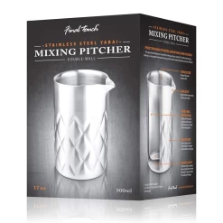 Final Touch Double-Wall Stainless Steel Yarai Mixing Pitcher -Liquor Specialty Store GMP129DoubleWallSteelYarai 2