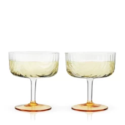 Viski Gatsby Coupes (set Of 2) -Liquor Specialty Store GatsbyCoupess 2