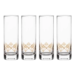 Gold Dream Deco Highball -Liquor Specialty Store GoldDreamDecoHighballs 4