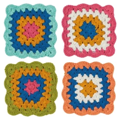 Crochet Coasters (Set Of 4)