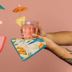 Tropical Trove Cocktail Napkins (set Of 4) -Liquor Specialty Store JNP1630DTropicalTrovePrintedCocktailNapkinss 4 6