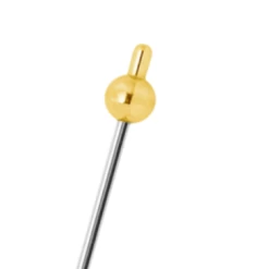 Japanese Kanzashi Cocktail Pin (in Steel, Gold, Rose Gold) 8 Japanese Kanzashi Cocktail Pin (in Steel, Gold, Rose Gold) -Liquor Specialty Store JapanesePiercedSphereCocktailPin ingold