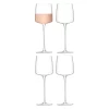 LSA Metropolitan White Wine Glasses (set Of 4) -Liquor Specialty Store LSAMetropolitanWineGlass350mlClearx4