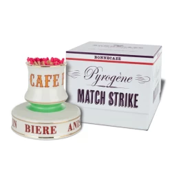 Café Paris Porcelain Match Strike With 100 Strike Anywhere Matches