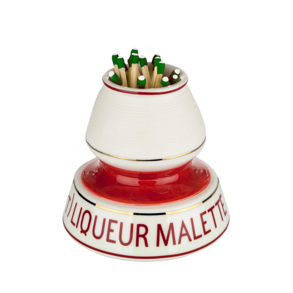 Liqueur Malette Porcelain Match Strike With 100 Strike Anywhere Matches 5 Liqueur Malette Porcelain Match Strike With 100 Strike Anywhere Matches - Image 3