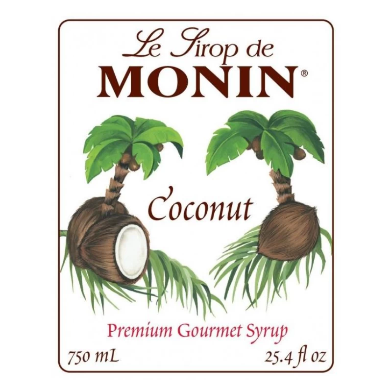 Monin Coconut Syrup 4 Monin Coconut Syrup - Image 2