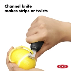 OXO Citrus Zester & Channel Knife -Liquor Specialty Store OxoCitrusZester 3