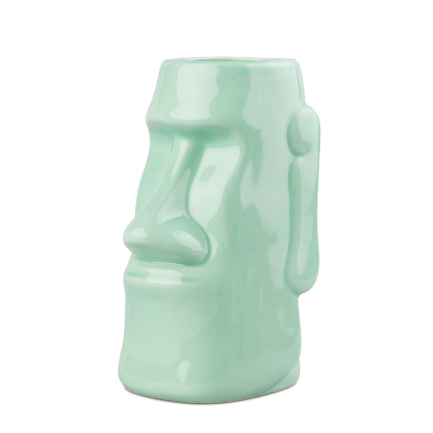 Seafoam Green Easter Island Tiki Mug 4 Seafoam Green Easter Island Tiki Mug - Image 2