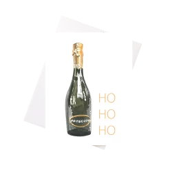 Prosecco-ho-ho Greeting Card