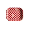 Red Checker Tray -Liquor Specialty Store RedCheckerSmallTray 2