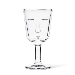 Abbott Resting Face Wine Goblet