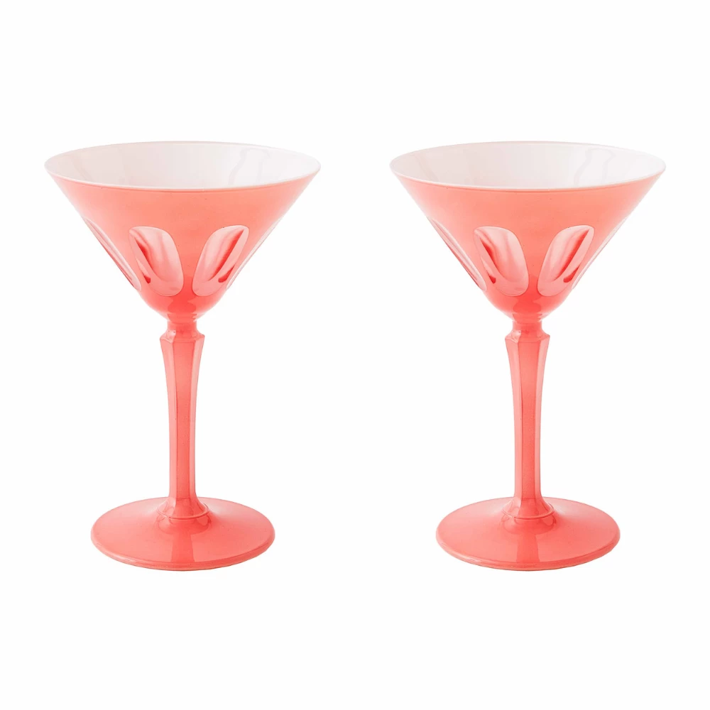 Rialto Martini Glass (Salmon) 4 Rialto Martini Glass (Salmon) - Image 2