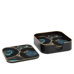 Savoy Agate Coasters (set Of 4)